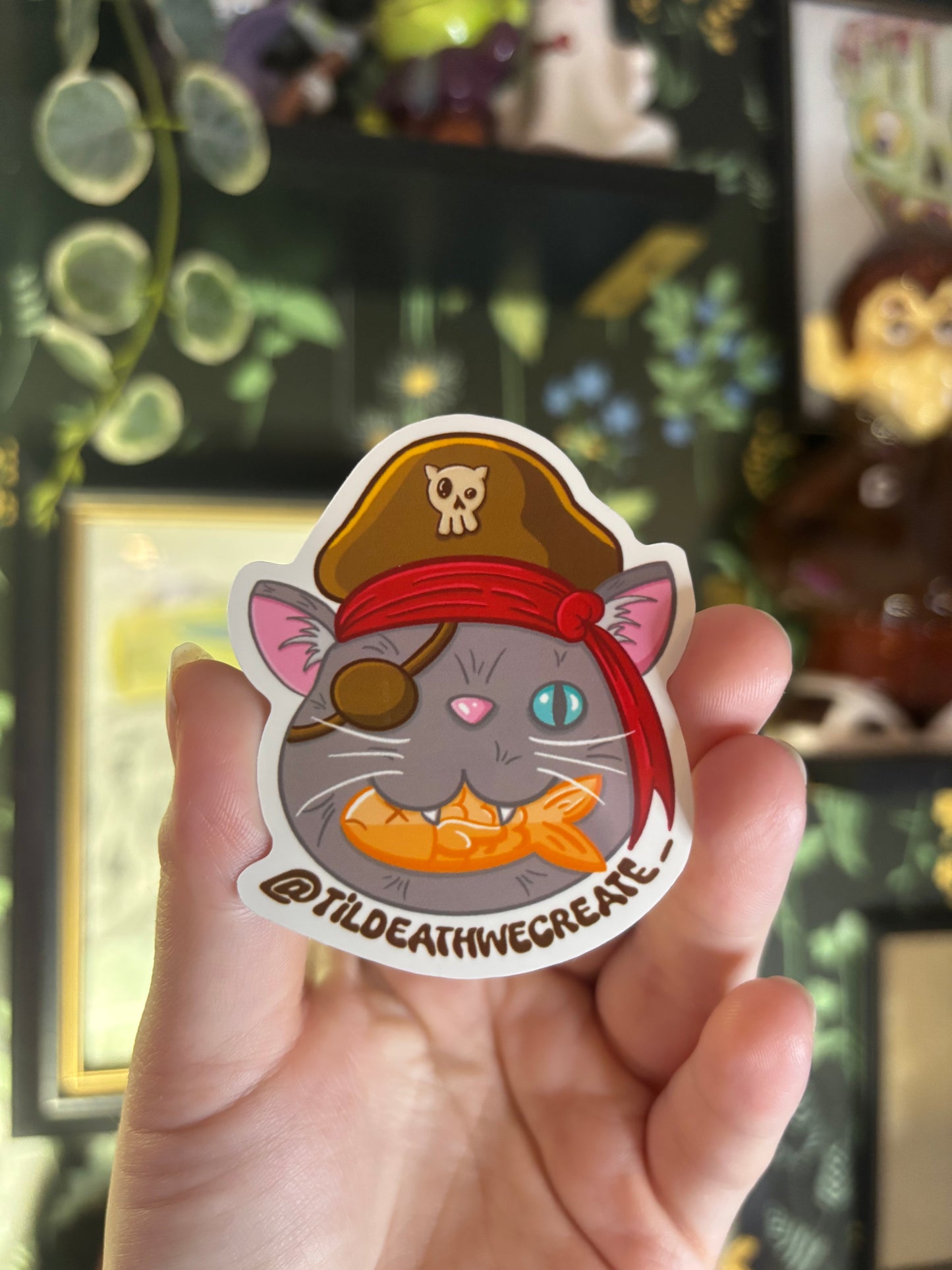 Pirate Cat Sticker