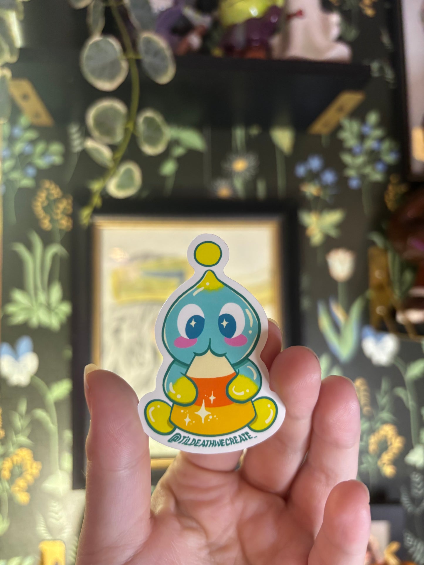 Candy Corn Chao Sticker