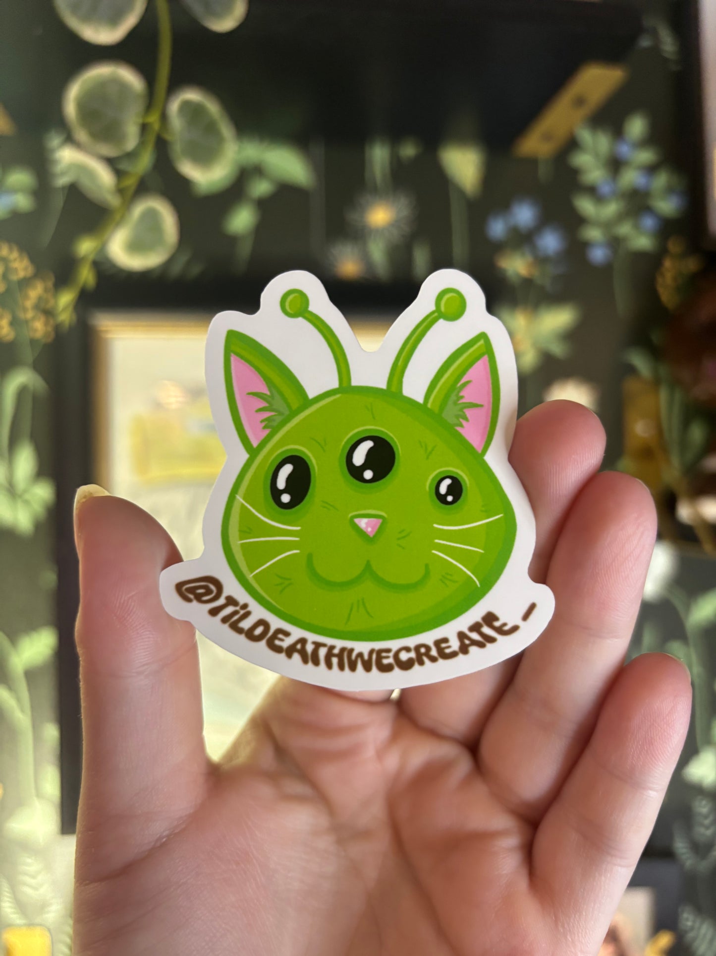 Alien Cat Sticker