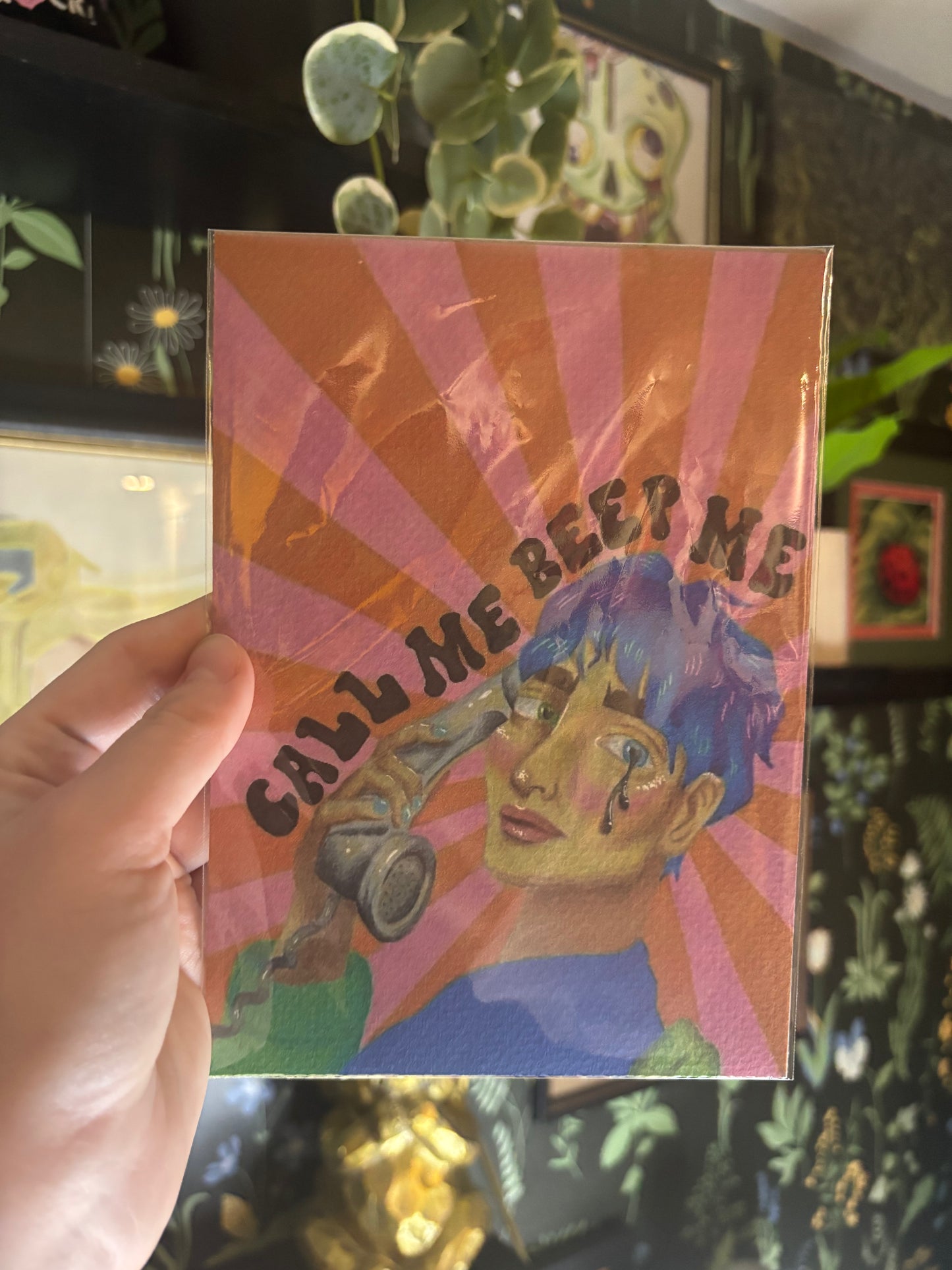 Call Me Beep Me 5x7 Print