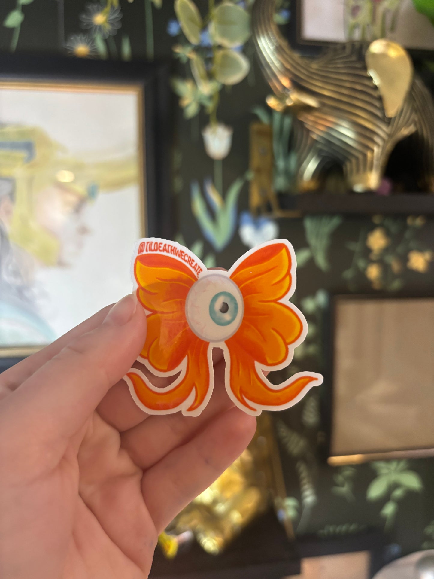 Eyeball Bow Sticker