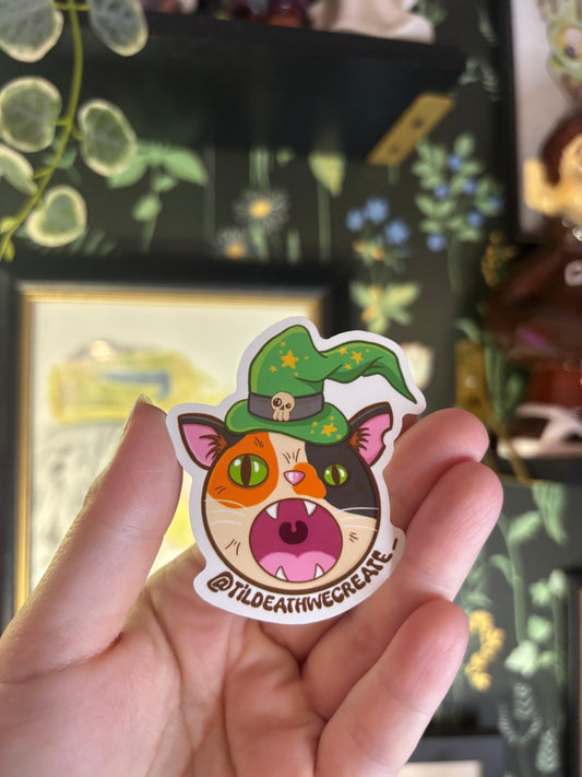 Wizard Cat Sticker