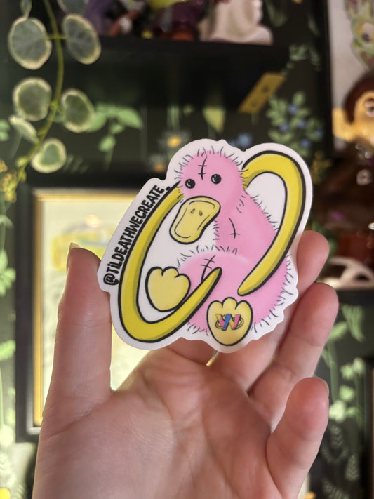 Plushie Googles Sticker