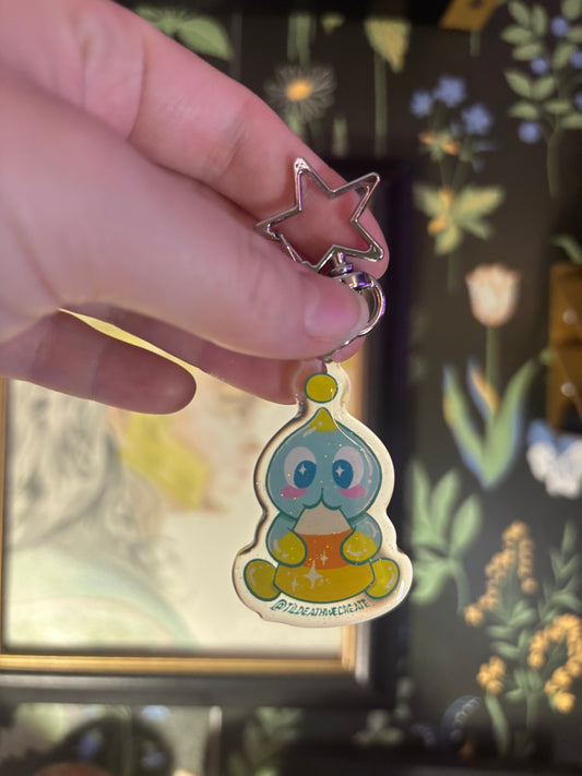 Chao Candy Corn Keychain