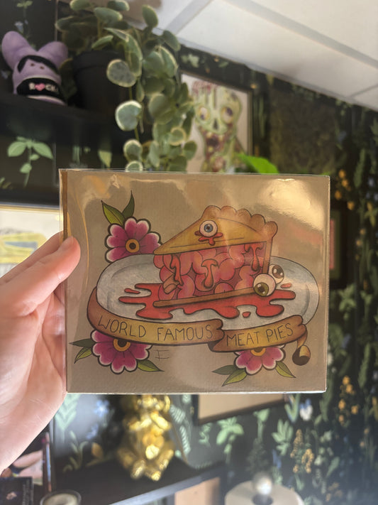 World Famous Meat Pies 5x6 Print